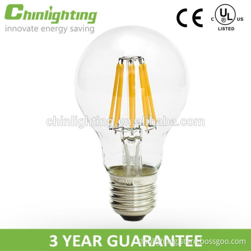 A60 e27 4w 6w China ceramic bulb filament a19 led bulb light